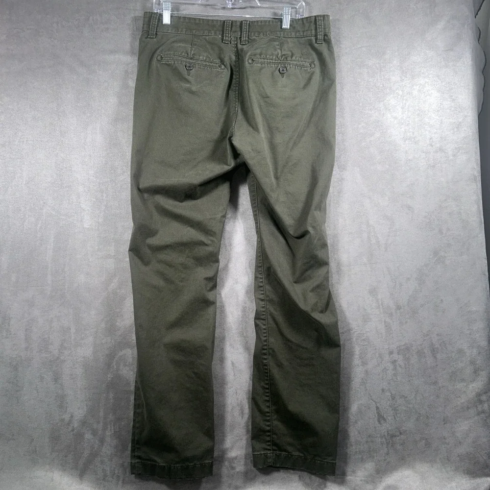 Lucky Brand 410 Athletic Chino Pants Mens 32x32 Forest Green